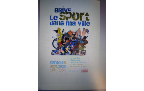 Nouvelle édition sport dans ma ville Brive 2026
